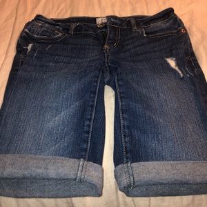 Aeropostale Bermuda Jean Shorts